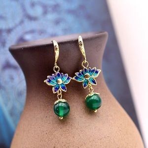 Beautiful Imperial Palace styled Elegant Dropped Earrings